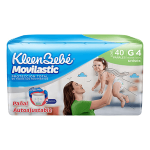 Pañales Movilastic Grande 40 Pz