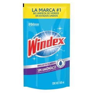 Limpiador Líquido Windex Sin Amonia 500 ml