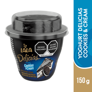 Lala Yogurt Delicias Cookies And Cream 150 g