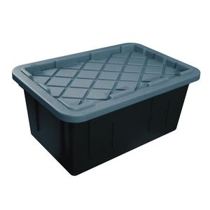 Caja 17 Gal Heavy Duty Gris/Negro 1 Pz