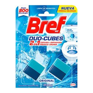 Pastillas Limpiadoras Bref WC Duo Cubos Higiene 100 g