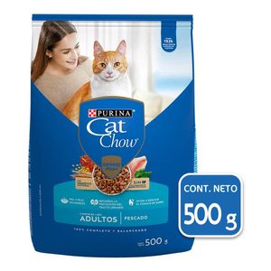 Purina Cat Chow Defense Plus Alimento Seco para Gatos Adultos Sabor Pescado Bulto de 500 g