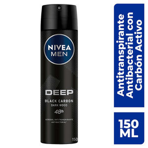 NIVEA MEN Desodorante Antibacterial Deep Spray 150 ml