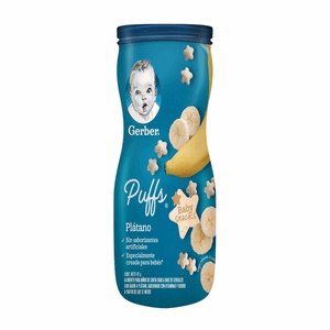 Gerber Snacks Puffs Etapa 3 Plátano Bote 42 g