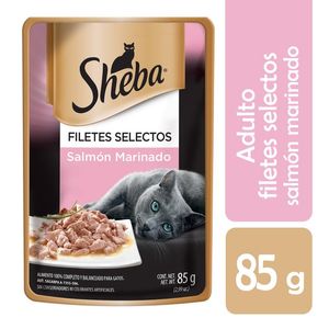 Sheba Alimento Húmedo Gato Salmón Marinado 85 g