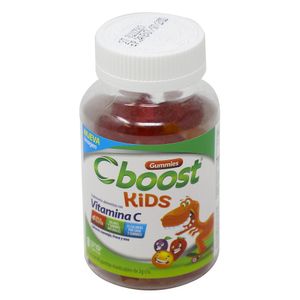 Vitamina C Suplemento Alimenticio C-Boost Kids sabor Naranja, Fresa y Uva 90 gomitas de 2 g