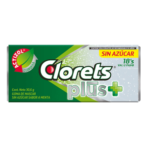 Clorets Goma de Mascar Menta 30.6 g