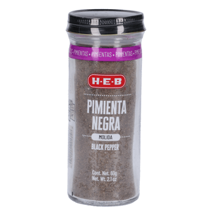 HEB Pimienta Negra Molida 60 g