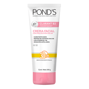 Crema Facial Clarant B3 con Protección Solar 200 g