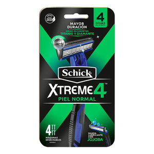 Rastrillo Desechable Xtreme 4 4 pz