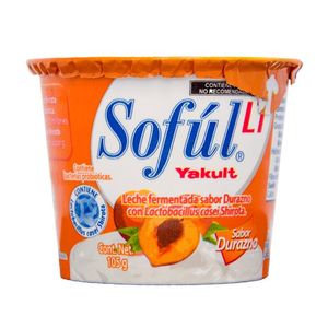 Yogurt Soful Digestivo Sabor Durazno 106 g