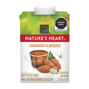 Cremador Líquido Nature's Heart Base Almendra Sin Azúcar 500 ml