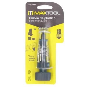 Chiflón Maxtool Para Manguera 4" Plastico 1 Pz