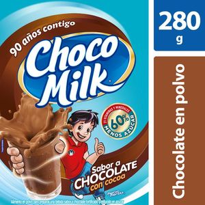 Choco Milk Chocolate en Polvo 60% Menos Azúcar 280 g