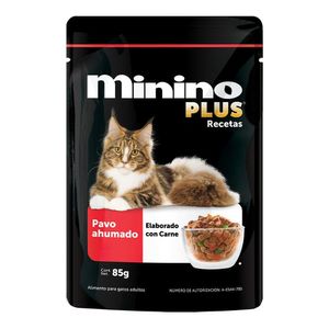 Minino Alimento Húmedo Gato Pavo Ahumado 85 g