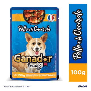 Alimento Húmedo para Perro Pollo a la Cacerola 100 g