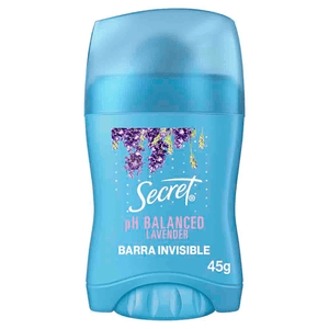 Secret pH Balanced Lavender Barra Invisible Antitranspirante 45 g