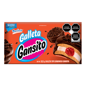 Marinela Galleta Sándwich Gansito 322.5 g