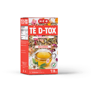 Té de Mezcla Herbal D-Tox Sin Cafeína 30 Cj