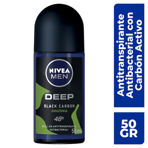 NIVEA MEN Desodorante Antibacterial Deep Amazonia 50 ml