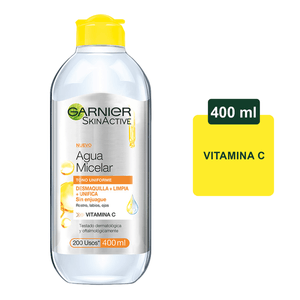 Garnier Skin Face Agua Micelar Tono Uniforme