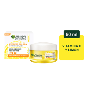 Garnier Skin Face Crema Facial Hidratante Express Aclara Tono