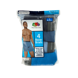 Boxer Caballero Azul 4-Pack T-Gde 4 Pz