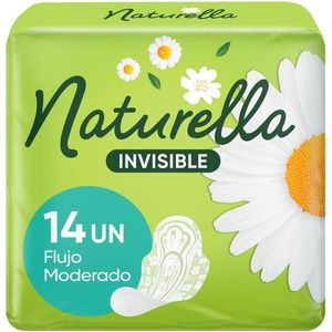 Toallas Femeninas Naturella Invisibles con 14 pz