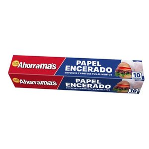 Papel Encerado Ahorramas 1 Pz