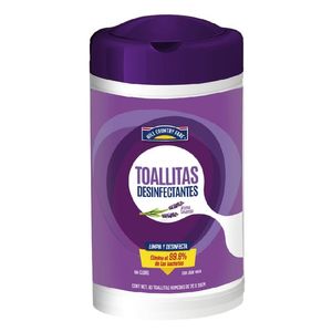 HCF Toallitas Desinfectantes Lavanda con 80 pz