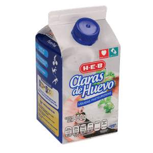 HEB Clara de Huevo Líquida Pasteurizada 500 g