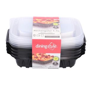 Contenedor Para Alimentos Rectangular 1 Pz