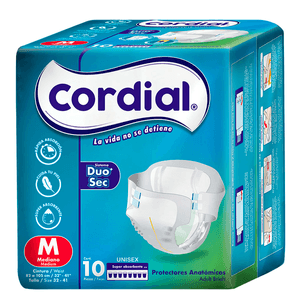 Pañal Protector Cordial Mediano 10 Pz