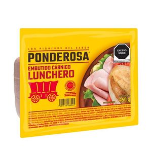 Ponderosa Jamón de Pavo Y Cerdo Lunchero 400 g