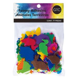 Foamy Animales Terrestres Adhesivo 1 Pz