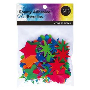 Foamy Estrellas Variedad Adhesivo 1 Pz