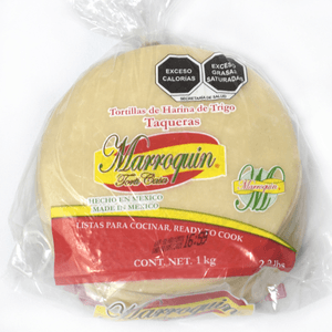 Tortillas de Harina de Trigo Cruda Taquera 1 Kg