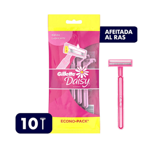 Gillette Daisy Rastrillo para afeitar desechable 10 pz