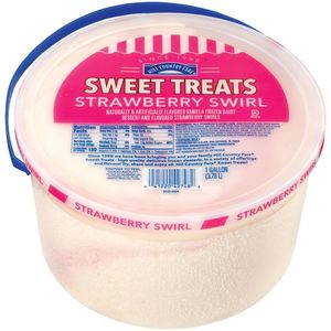 HCF Helado Sabor Fresa Swirl Cubeta 3.7 L