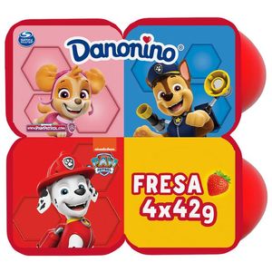 Danonino Queso Petit Suisse con Fresa 42 g con 4 pz