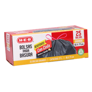 Bolsas de Basura Grande 25 pz