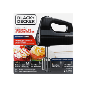 Batidora Black & Decker MX400B-LA 250 W Negro 1 Pz