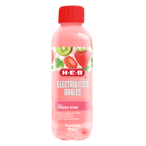 HEB Electrolitos Orales Sabor Fresa-Kiwi 500 ml