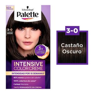 Tinte para cabello Palette Color Creme Castaño Oscuro 3-0