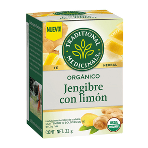 Té de Jengibre con Limón Orgánico 24 g