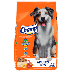 Champ Alimento Seco para Perros de Res 4 kg