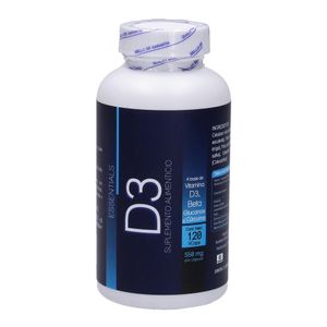 Suplemento Alimenticio Vitamina D3 Y Beta Glucan 120 Un