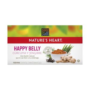 Infusión Herbal Nature's Heart Happy Belly con 20 Sobres