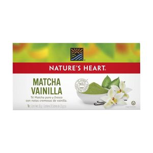 Té Verde Nature's Heart Matcha Vainilla con 20 Sobres