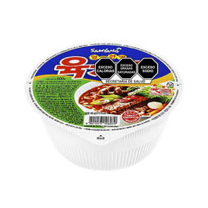 Samyang Sopa de Fideo Instantaneo Yukgaejang Bowl 86 g